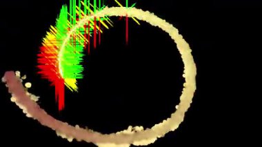 Alfa Şeffaflığıyla Noel Parçacıkları Dönüşümü