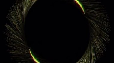 Spiral Hareket Dönüşümünde Ekran Noel Parçacıklarına Doğru İlerleme