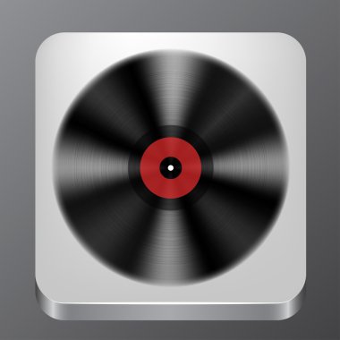 Vinil kaydı ile müzik App simgesi