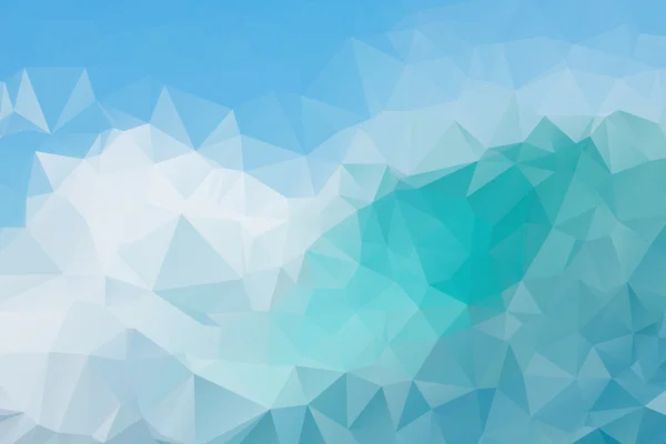 Fond polygonal bleu — Image vectorielle