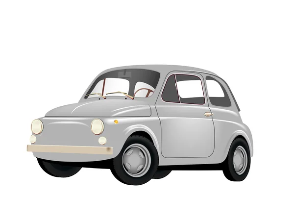 Petite voiture rétro — Image vectorielle