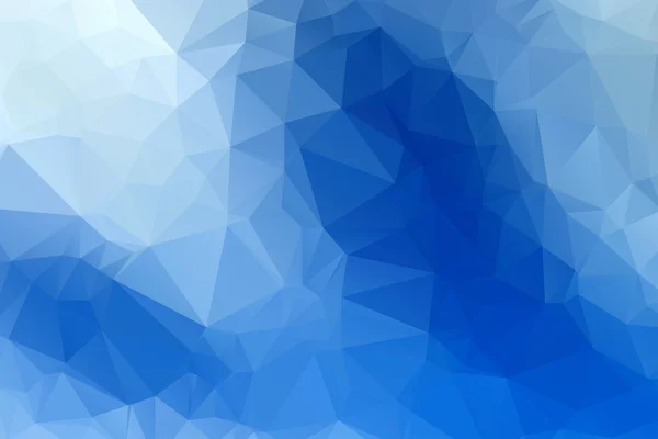 Fundo poligonal azul —  Vetores de Stock