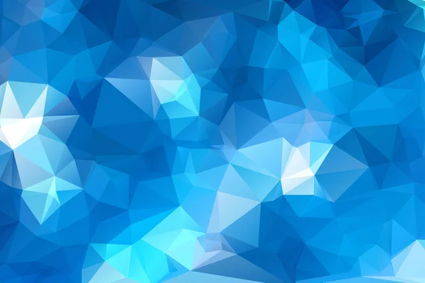 Fond polygonal bleu — Image vectorielle