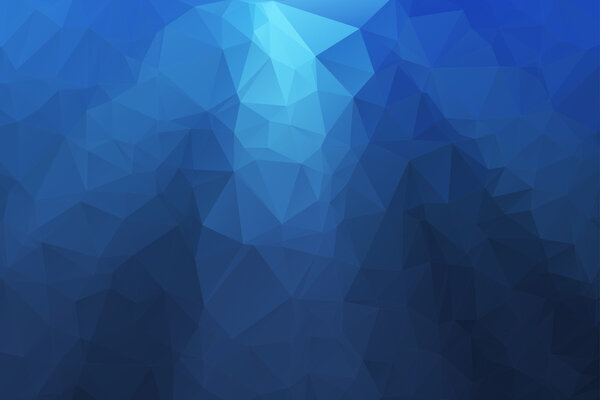 Blue polygonal background