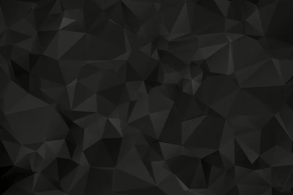 Fond polygonal noir — Image vectorielle