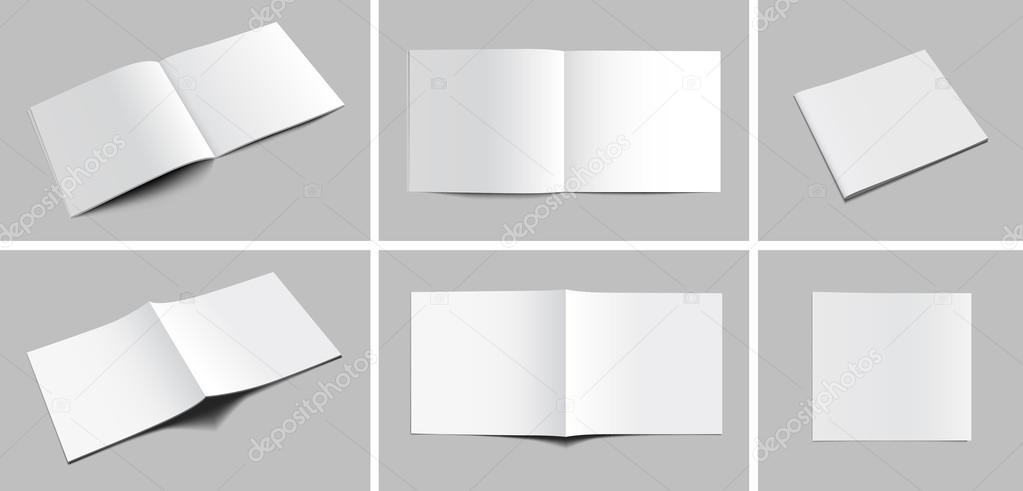 Booklet catalog magazine mockup