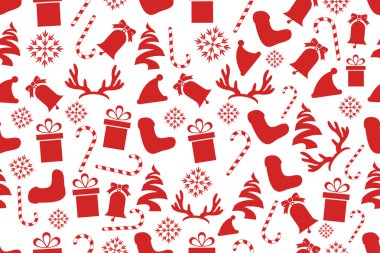 Dikişsiz Noel desen arka plan