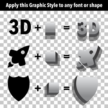 3D Ekstruder grafik stilleri