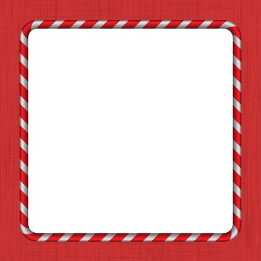 Kerstmis candy cane frame
