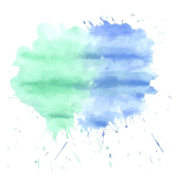 Aquarell abstrakte Farbe Hintergrund — Stockvektor