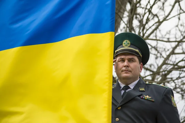 A Military parade — Stock Photo, Image