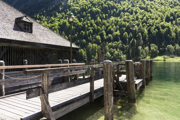 Krajobraz nad jeziorem Baviera — Zdjęcie stockowe