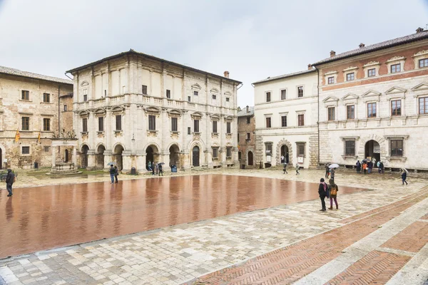 Piazza del Comune di Montepulciano — Foto Stock