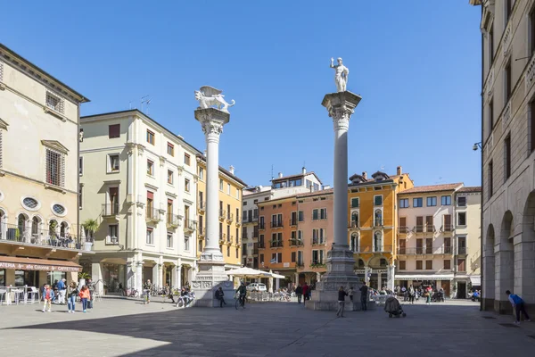 Vicenza város tér Stock Kép