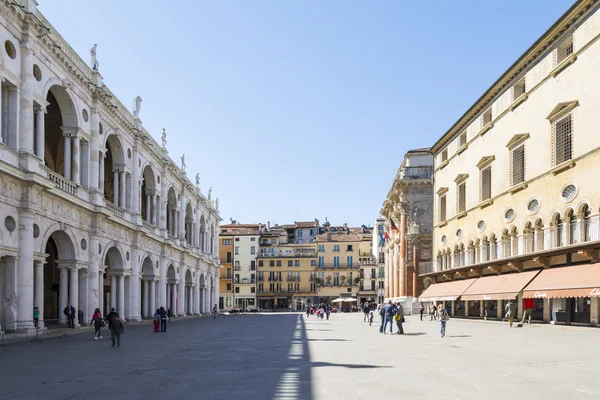 Vicenza town square — Stock Photo, Image