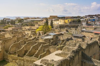 Napoli yakınındaki Herculaneum Harabeleri