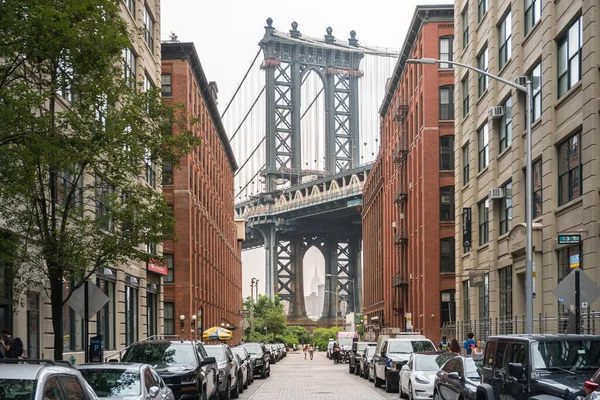 New York City Usa Augusti 2019 Över Den Berömda Manhattan — Stockfoto