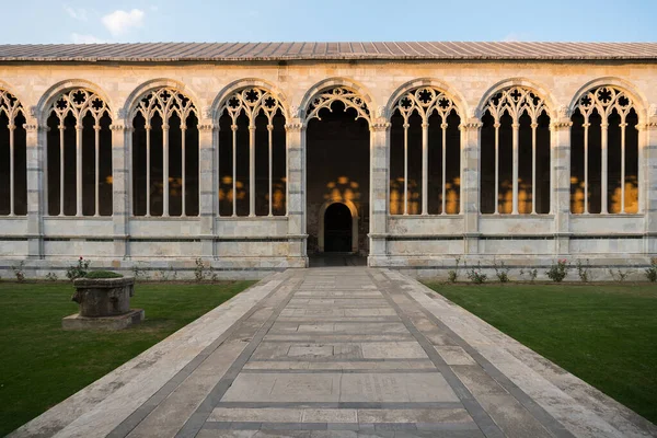 Pisa Italy October 2018 Strolling Cemetery Pisa Famous Piazza Dei — Stock Photo, Image