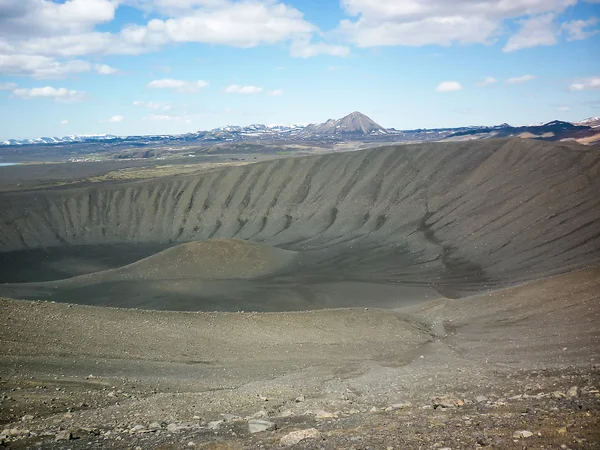Icelan, cráter Hverfjall —  Fotos de Stock
