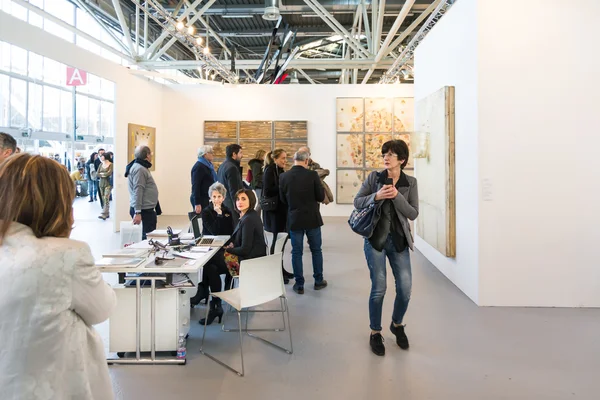 Galerie auf einer Kunstmesse — Stockfoto