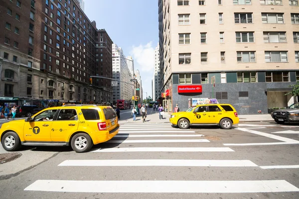 Taxis amarillos — Foto de Stock