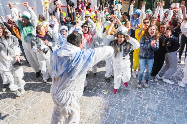 Människor på carnival — Stockfoto