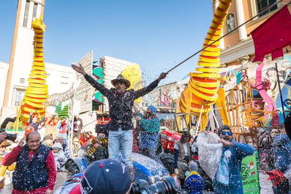 people at the carnival