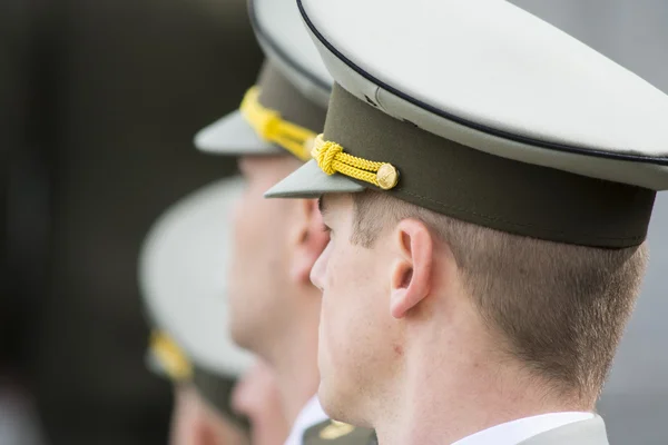 Um desfile militar — Fotografia de Stock