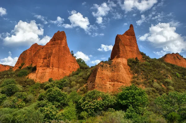 Las Medulas antiche miniere romane — Foto Stock