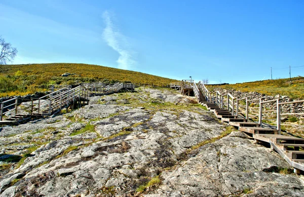 葡萄牙Arouca Geopark的远端石头 Pedras Parideiras — 图库照片