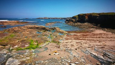 Ribadeo Plajları (Rinlo - Ribadeo Plaj Yolu), Galiçya-Asturias, İspanya