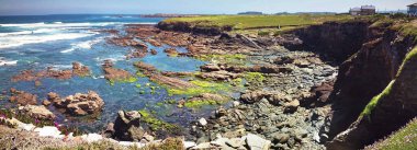 Ribadeo Plajları (Rinlo - Ribadeo Plaj Yolu), Galiçya-Asturias, İspanya