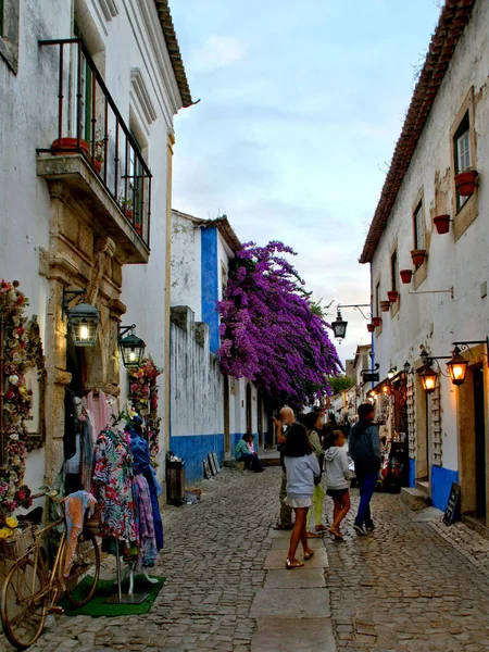 Aldeia Medieval Óbidos Portugal — Fotografia de Stock
