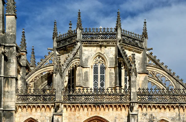 Detalle Exterior Del Monasterio Batalha Portugal — Foto de Stock