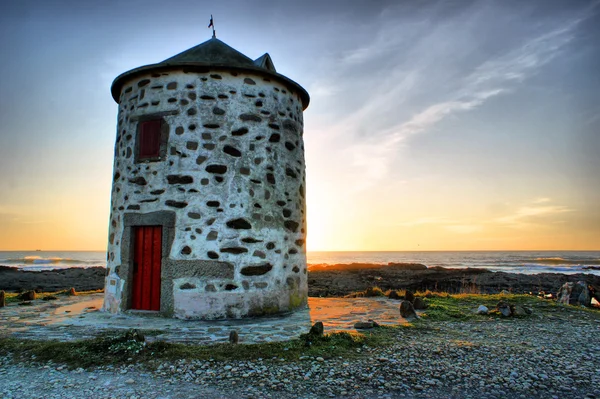 Carreco windmill in Viana do Castelo — Stock Photo, Image