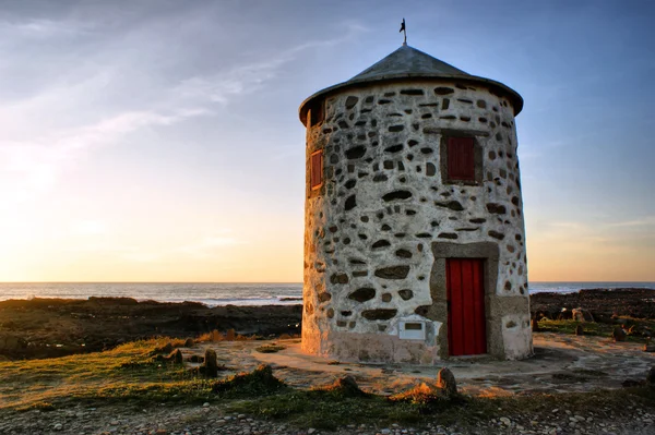 Carreco windmill in Viana do Castelo — Stock Photo, Image