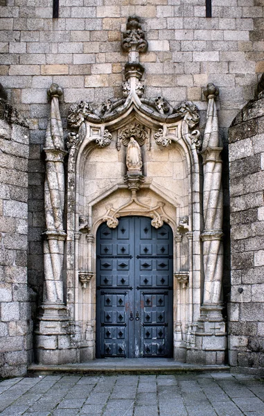 Doorway of Guarda cathedral — Stock Photo, Image