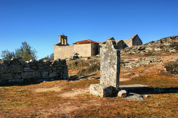 Grave in historical village of Castelo Mendo — Stock Photo, Image