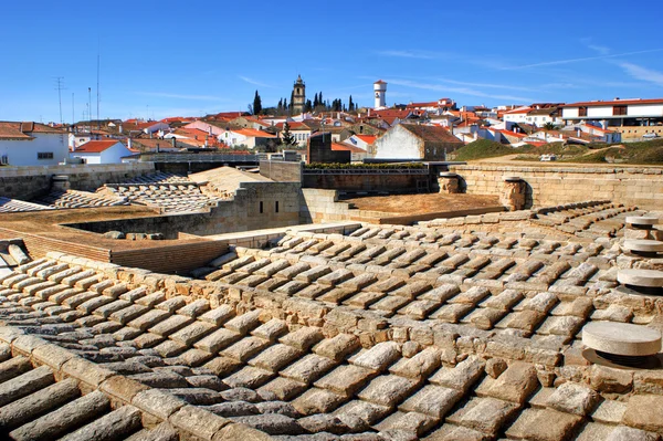 Almeida historiska byn och befästa murar — Stockfoto