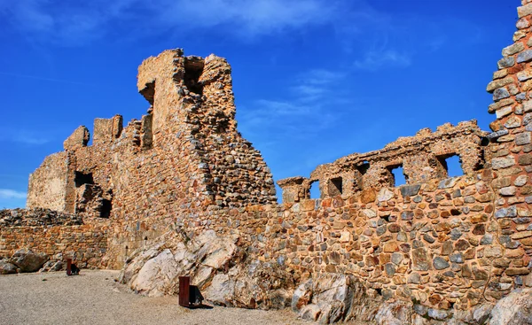 Ruinerna av Cristovao de Moura palace i Castelo Rodrigo — Stockfoto