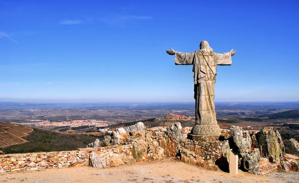 Panorama of Sierra Marofa in Figueira de Castelo Rodrigo — Stock Photo, Image