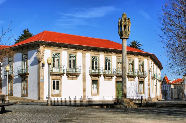 Pelourinho Pinhel e Casa Grande em Portugal — Fotografia de Stock