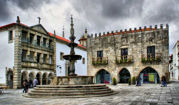 Praca da Republica a Viana do Castelo — Foto Stock