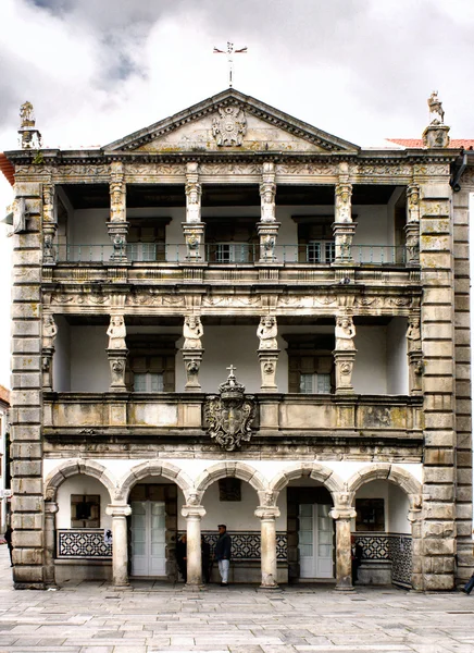 Praca da República em Viana do Castelo — Fotografia de Stock