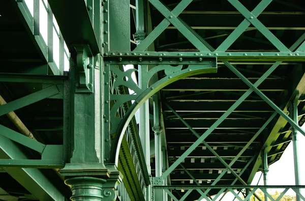 Detail van Eiffel brug over rivier de Lima in Viana do Castelo — Stockfoto