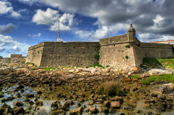 Lagarteira festning i Vila Praia de Ancora – stockfoto