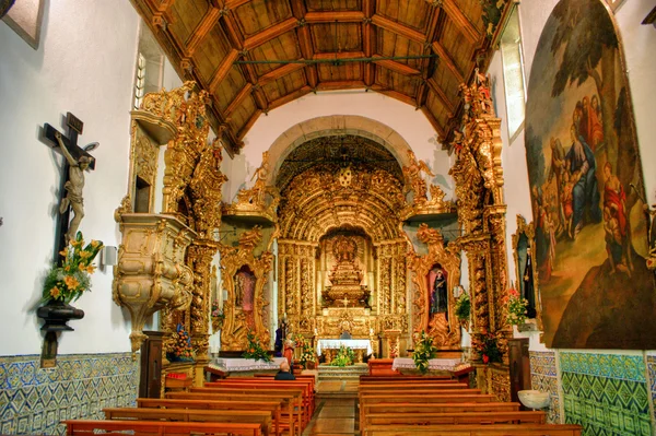 Dentro da igreja Misericórdia, na Caminha — Fotografia de Stock