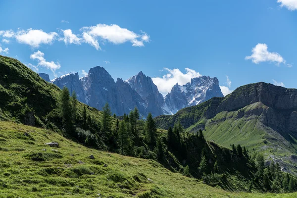 Dolomites, landscape in summer season — Stock Photo, Image