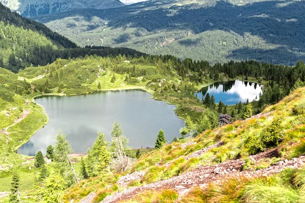 Landschaft des Colbricon-Sees, Trentino - Italien — Stockfoto