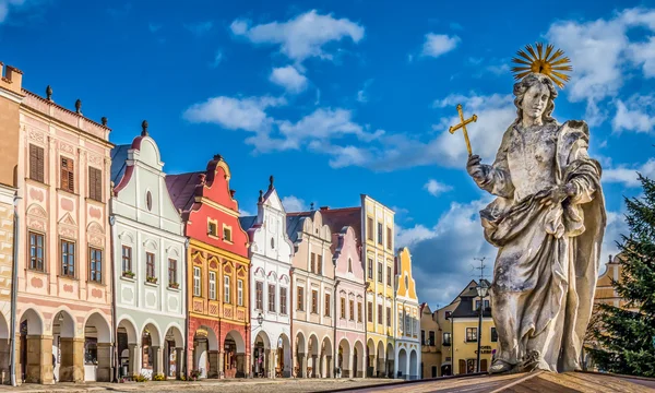 Historické město Telč, Česká republika — Stock fotografie